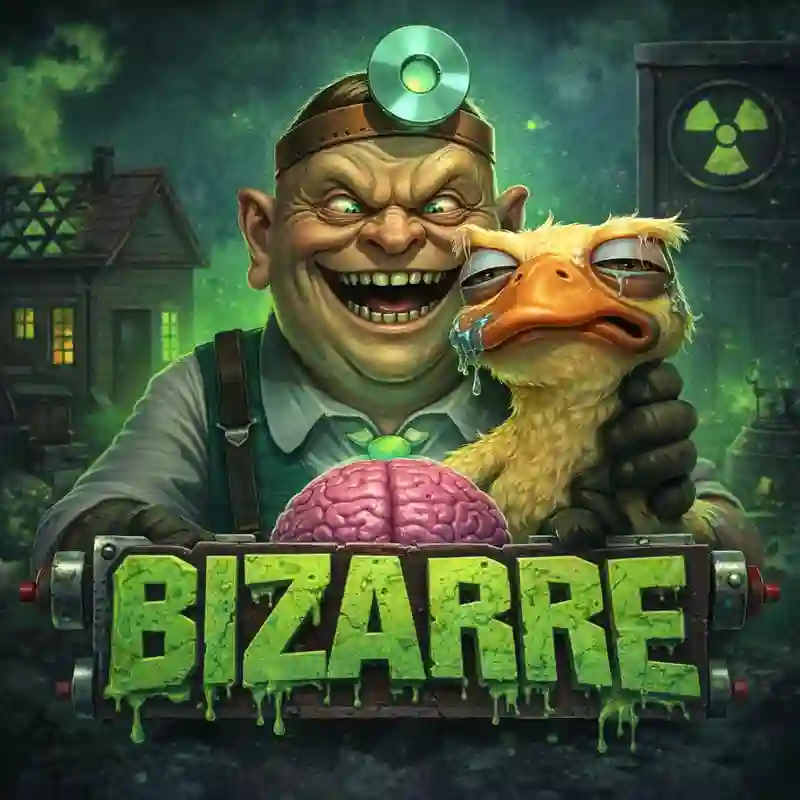 Bizarre online slot game interface